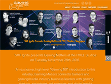Tablet Screenshot of gamingmatters.asia